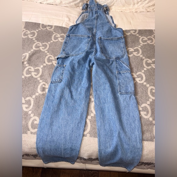 Sunday Best Light Blue Denim Overalls - Picture 8 of 10